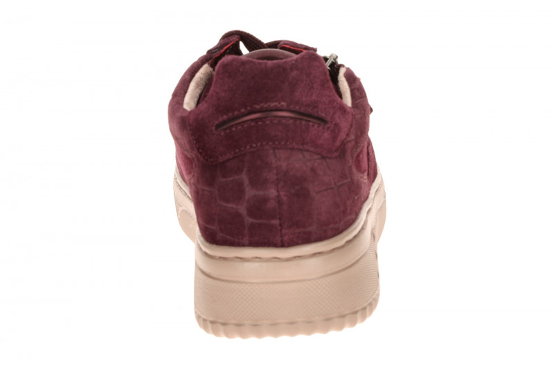 Gabor Comfort Sneakers rot berry Kroko K-Weite 6016.01