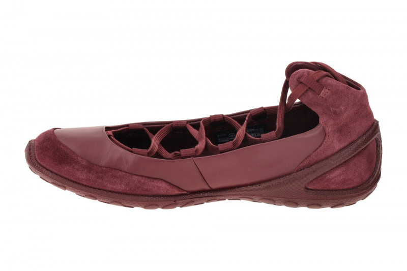 Ecco Biom Lite Schnür Ballerina Schuhe rot ruby 802453