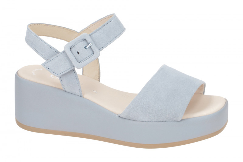 Gabor Plateau Sandale hellblau 24.531.16