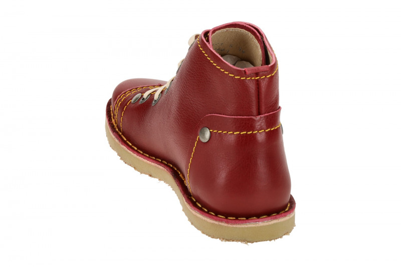 Eject Sony1Deal Stiefelette Boots rot Glattleder 9598