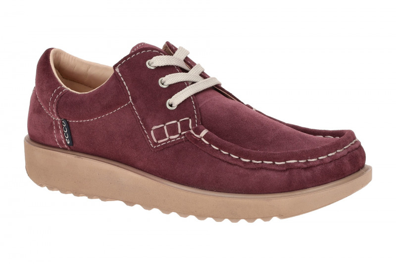 Ecco Joke Schuhe rot ruby Mokassin 320003