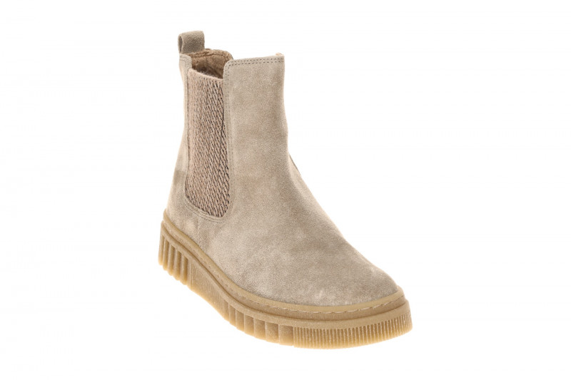 Gabor Stiefelette grau Chelsea Boots Velour 8008.03.005