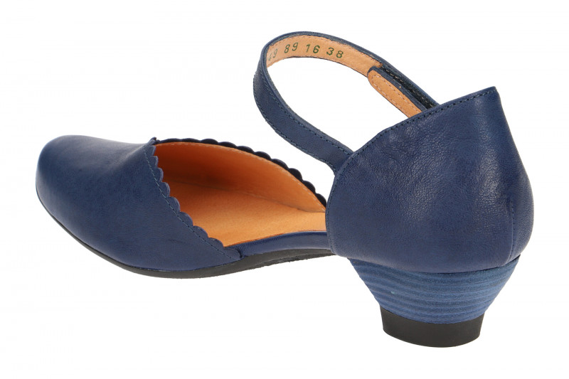 Think Aida Riemchen Pumps blau 4-84249-89