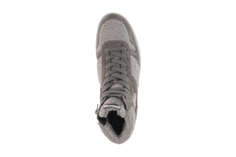 Paul Green Winter Schuhe Stiefelette grau Fell 5470