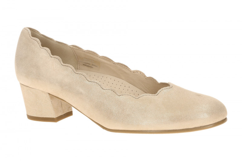 Gabor comfort Pumps beige sand Glitzer 3006