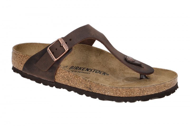 Birkenstock Gizeh Pantolette braun Normal-Weit 743831