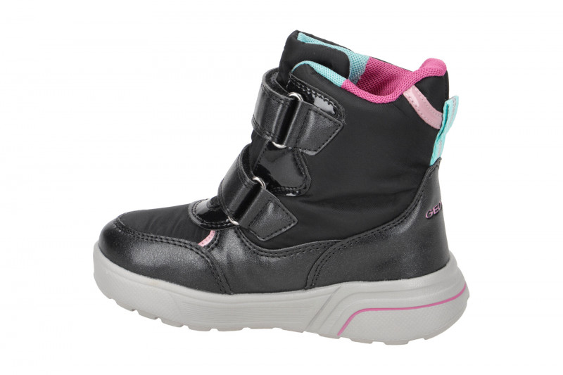 Geox Sveggen Kinder Stiefel schwarz Einhorn Warmfutter J267UC