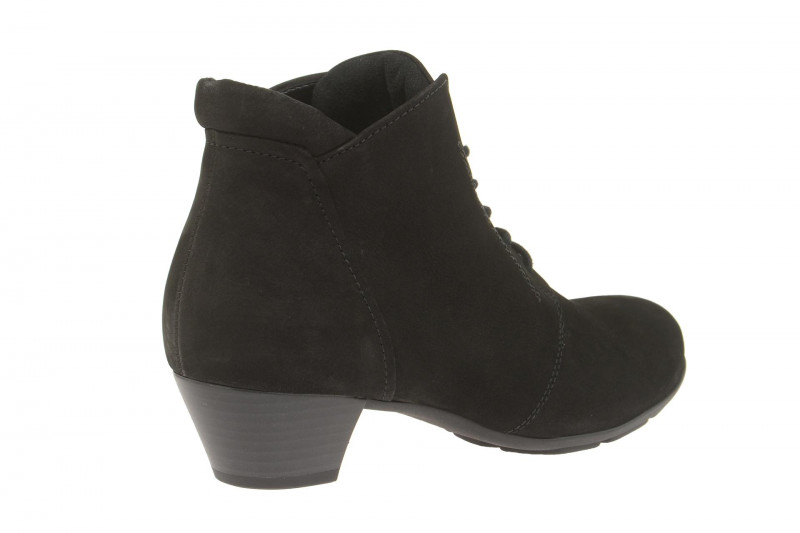 Gabor Stiefelette schwarz Nubuck 35.631.17