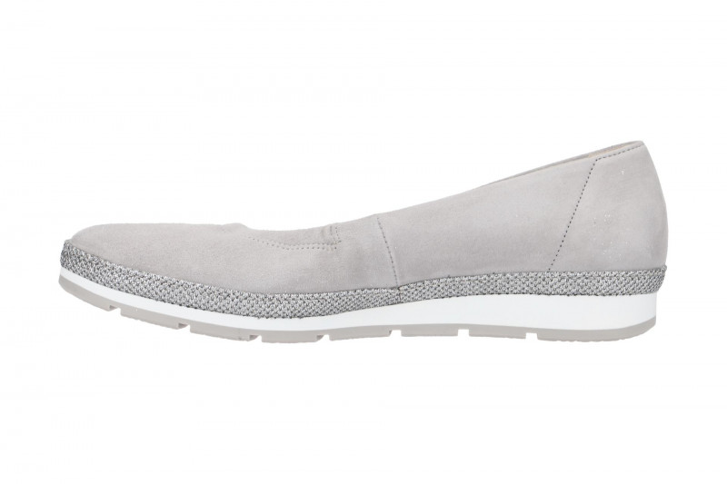 Gabor Glamour Ballerina grau silber 42.400.30