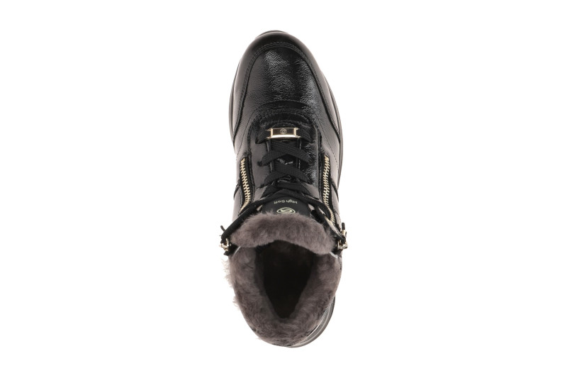 ARA Osaka Winter Schuhe Sneaker schwarz Lammfell 12-24808