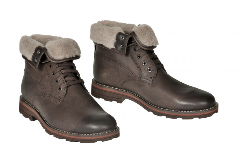 Clarks Naylor Top Stiefelette in dunkelbraun 20356530