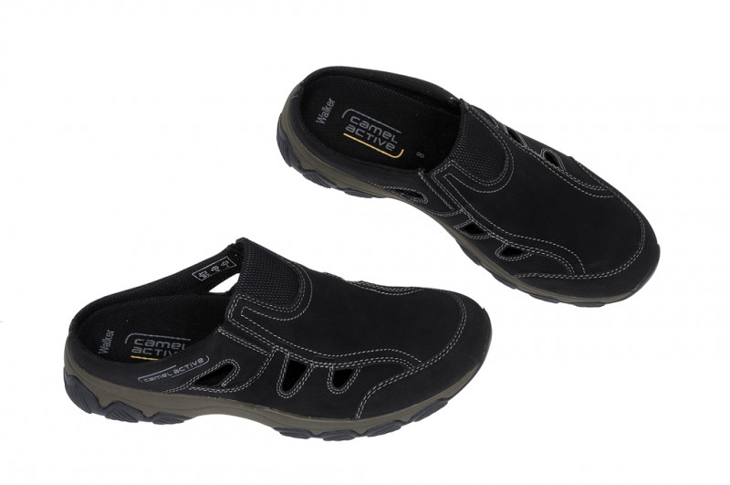 camel active Walker Pantolette schwarz 335.13.02