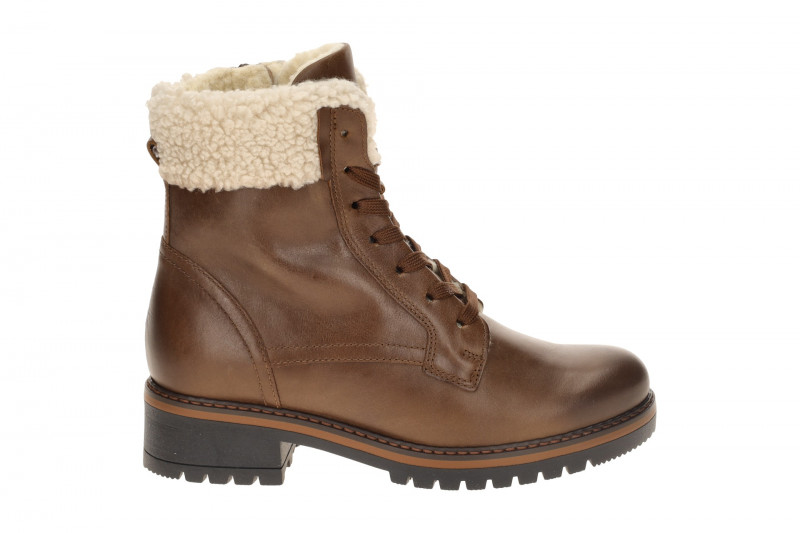 Gabor Stiefelette braun Fellkragen Warmfutter 72.776.54