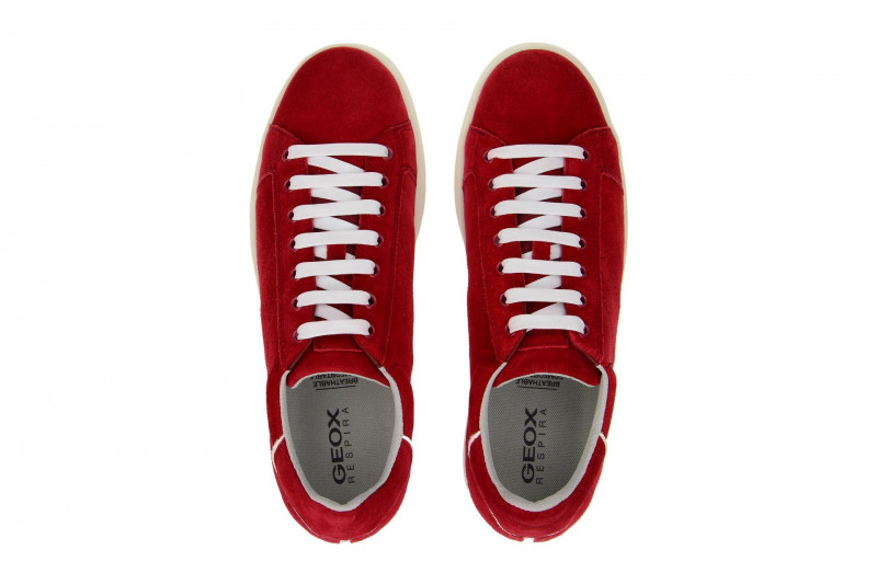 Geox Warrens Schuhe rot weiß U620LB