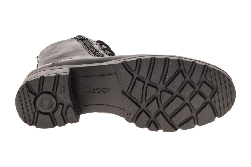 Gabor Plateau Stiefelette schwarz Glattleder 8027.03.001