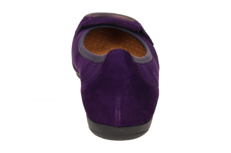 Gabor Schuhe Ballerina Slipper lila Samt 54.166.13