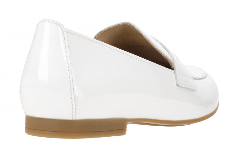 Gabor Schuhe Slipper weiß Lack 25.213.91