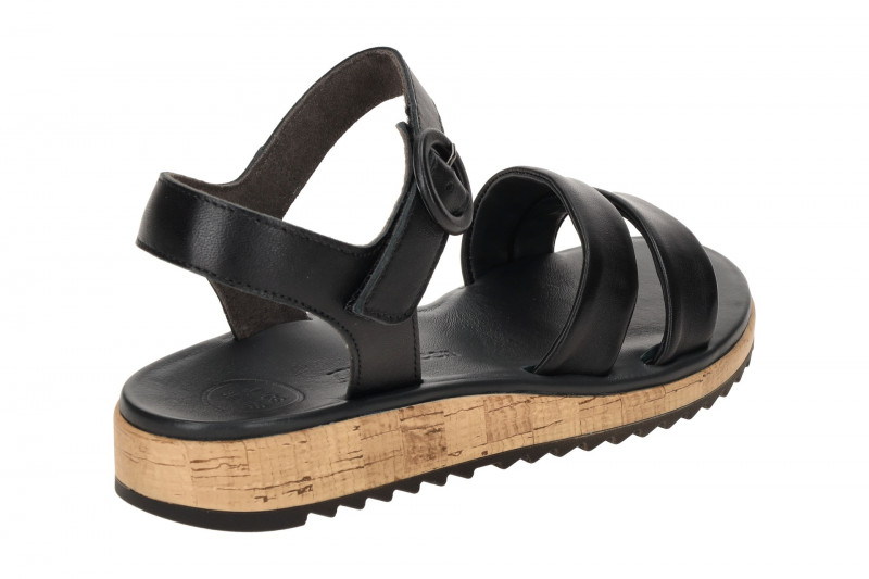 Paul Green Sandale schwarz Nappa Klett 6112