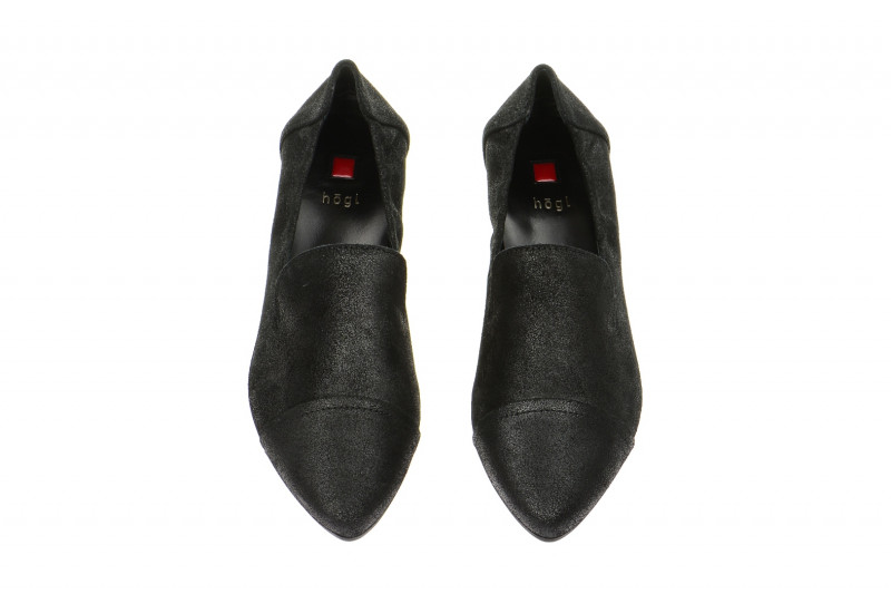 Högl Pumps schwarz sheenvelour Gr 36 - 4322