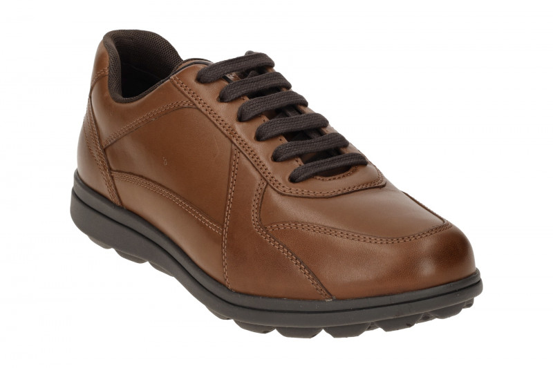 Geox Spherica Schnür Schuhe braun cognac U45GRA