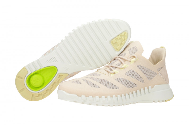 Ecco Zipflex Schuhe beige rose Damen Sneaker 803783