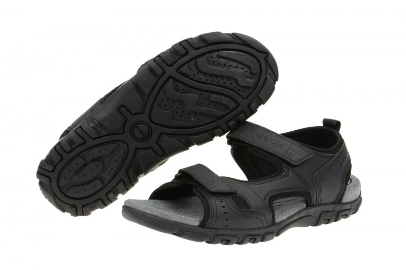 Geox Respira S.Strada Herren Sandale schwarz