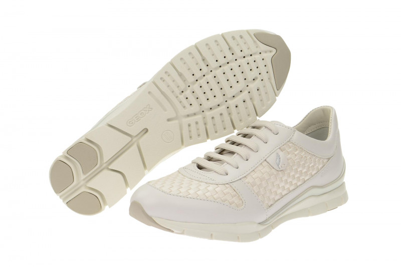 Geox Sukie Schuhe weiß karo D52F2A