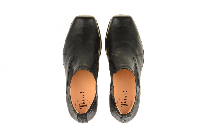 Think Guru Herren Slipper schwarz 693