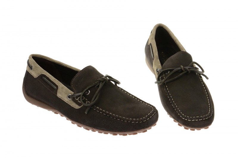 Geox Snake Mokassin Schuhe braun - U4207I