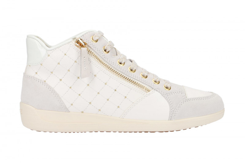 Geox Myria Schuhe weiß gold D6468C