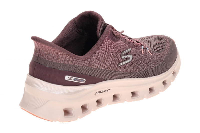 Skechers Arch Fit Damen Sneakers Schuhe lila grau GLIDE STEP 150730