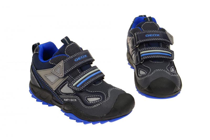 Geox Respira Jungen Schuhe Savage ABX in dunkelblau Amphibiox