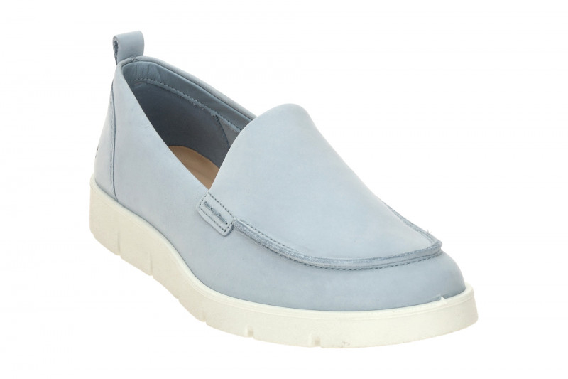 Ecco Bella Slipper Schuhe blau Mokassin 280413