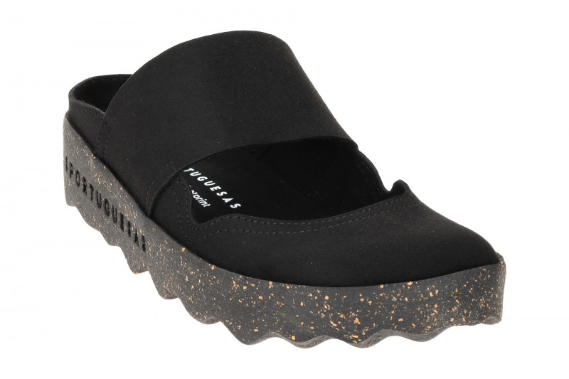 Asportuguesas Cana Pantoletten Damen schwarz Clogs