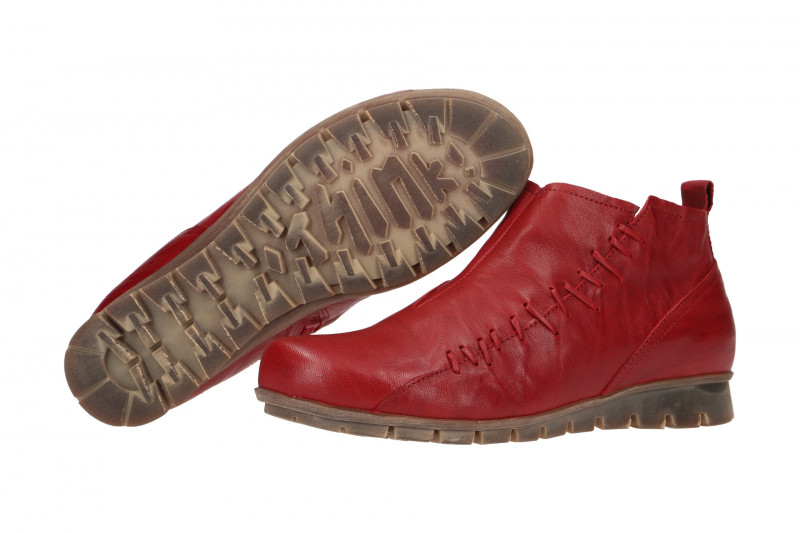 Think Menscha Stiefelette rot 5-85072-73