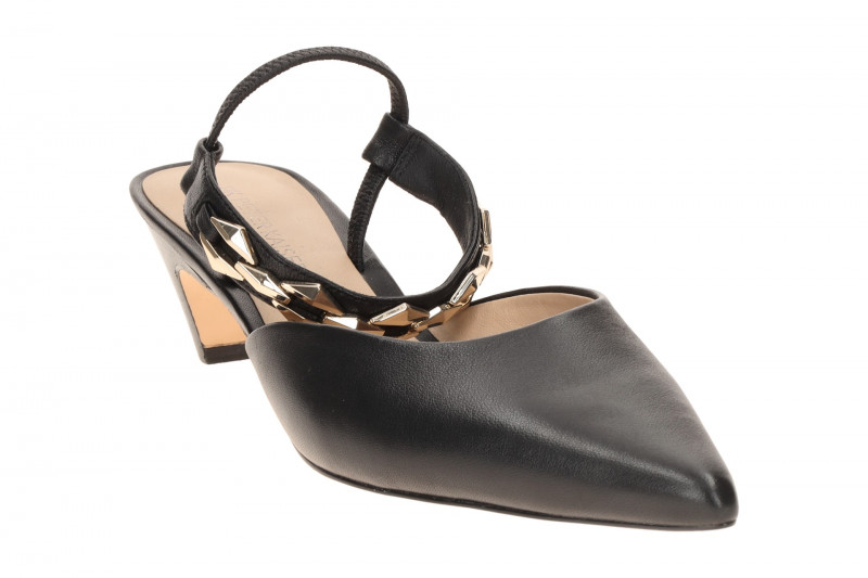 Peter Kaiser Sling Pumps schwarz Kitten Heel 79505