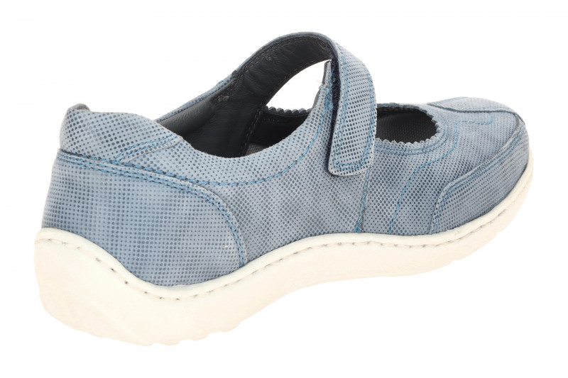 Waldläufer Henni Mary-Jane Schuhe blau sky H-Weite Punkte 496302
