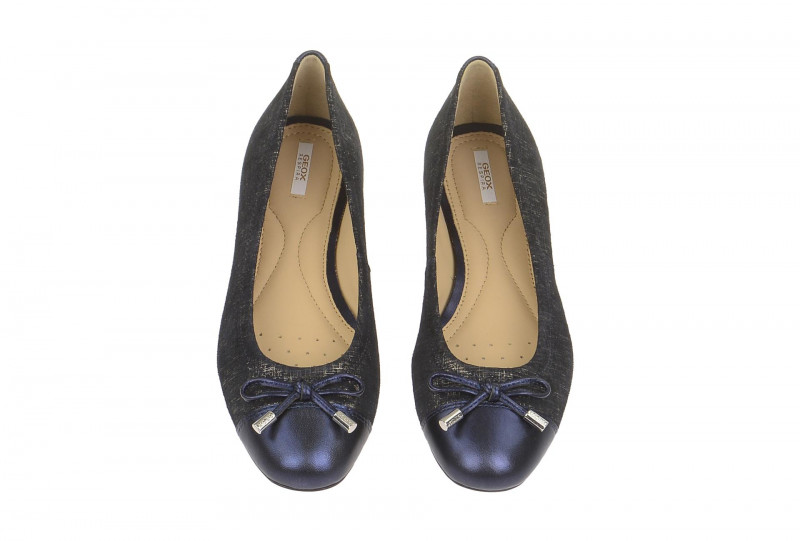 Geox Lola Ballerina blau silber - D93M4A