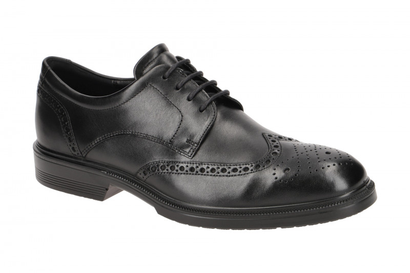 ecco Lisbon Herren Budapester Schuhe schwarz