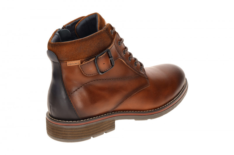 Pikolinos York Herren Stiefel braun Schnalle M2M-8045C1