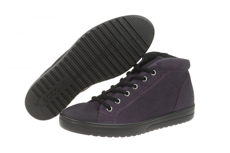 ecco Fara Stiefelette lila Warmfutter