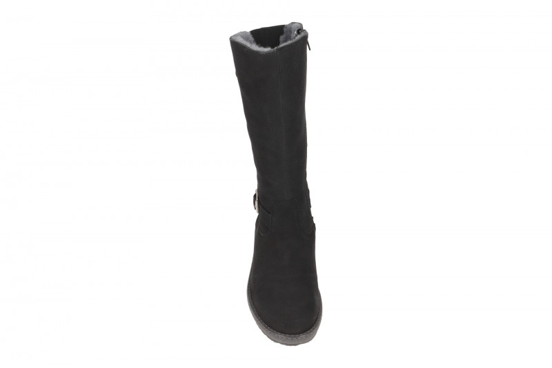 Waldläufer Hoja Warmfutter Schaftstiefel schwarz H-Weite Nubuck 533904