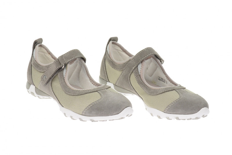 Geox Freccia B Slipper in grau Mary Jane D32C0K