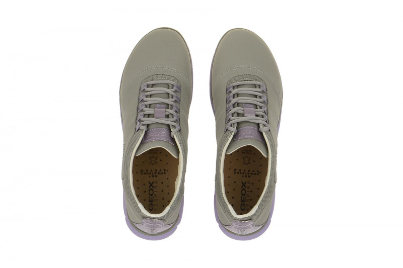 Geox Nebula Schuhe grau lila D621EA