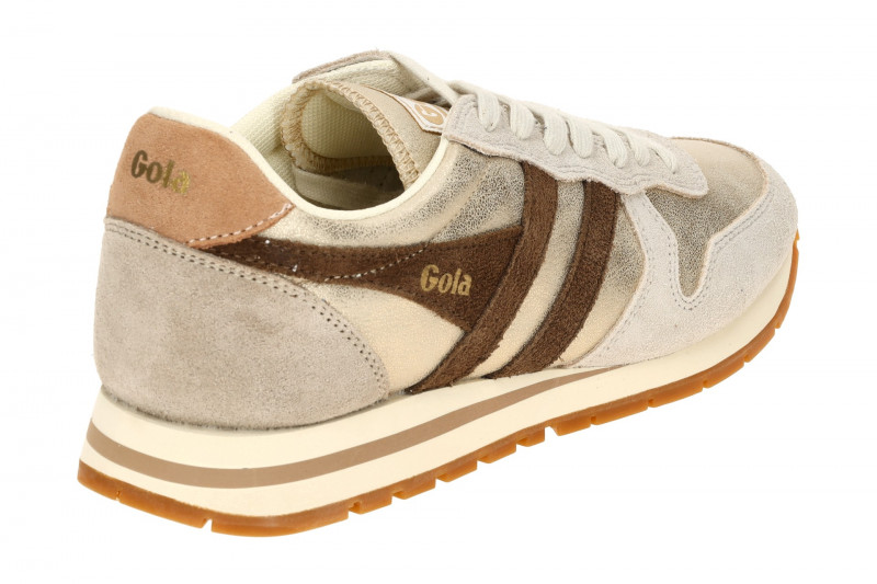 Gola Daytona Blaze Schuhe Sneakers gold grau metallic Damen CLB338