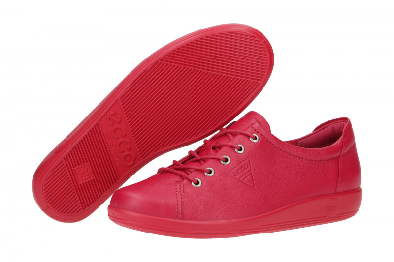 Ecco Soft 2 Schuhe rot dahlia Damen 206503