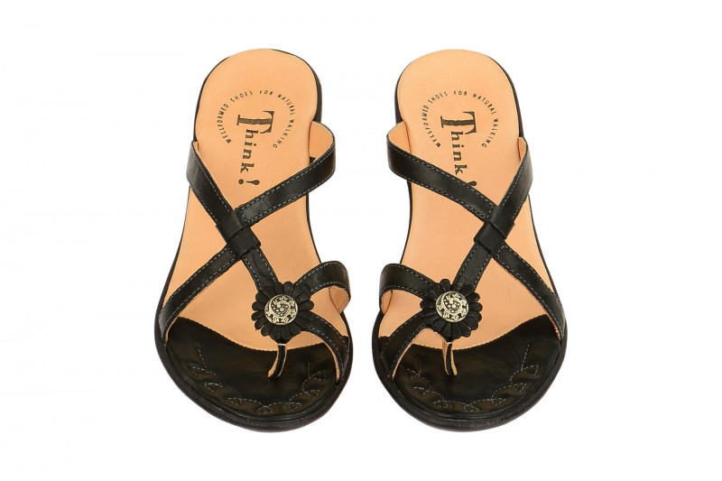 Think Nanet Pantolette schwarz