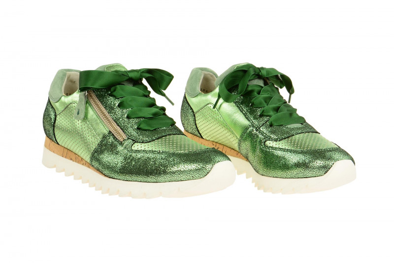 Paul Green Schuhe Sneakers grün metallic 4650