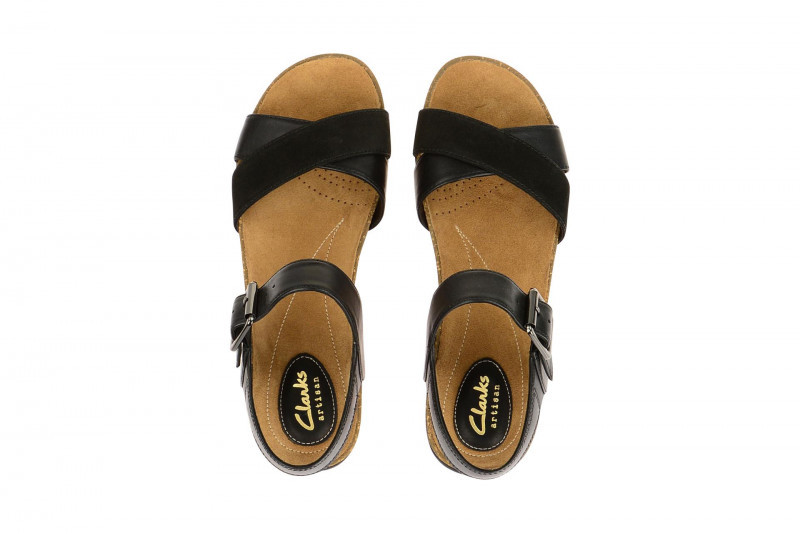 Clarks Autumn Air Sandale schwarz 26123789 4