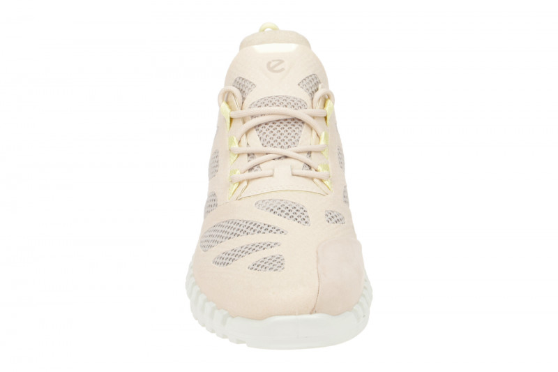 Ecco Zipflex Schuhe beige rose Damen Sneaker 803783